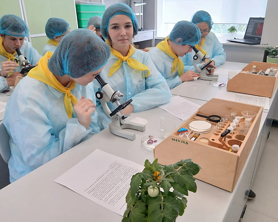 Почвоведение, цитология и мир молекул: новые занятия для агротехклассников